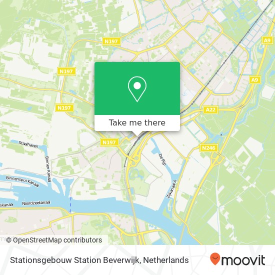 Stationsgebouw Station Beverwijk map