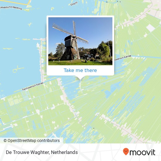 De Trouwe Waghter map