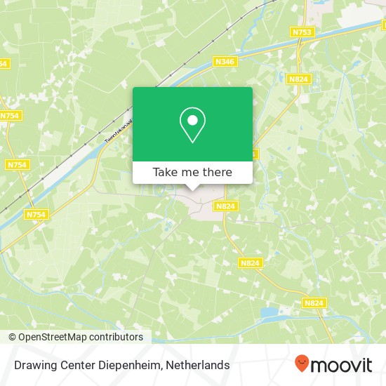 Drawing Center Diepenheim Karte