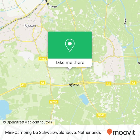 Mini-Camping De Schwarzwaldhoeve Karte