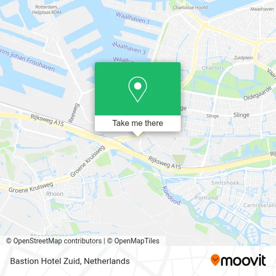 Bastion Hotel Zuid map