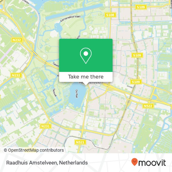 Raadhuis Amstelveen map
