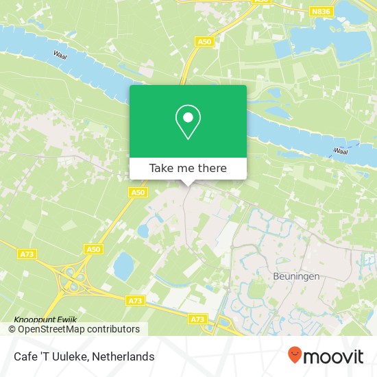 Cafe 'T Uuleke map