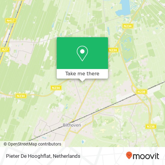 Pieter De Hooghflat map