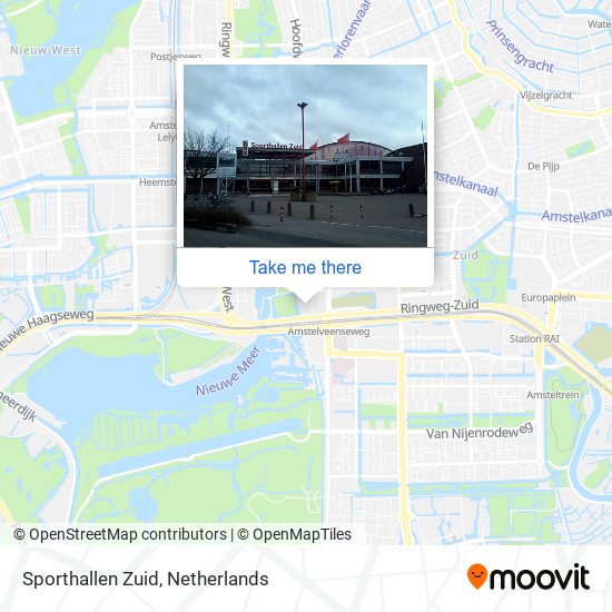 Sporthallen Zuid map