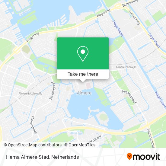 Hema Almere-Stad Karte