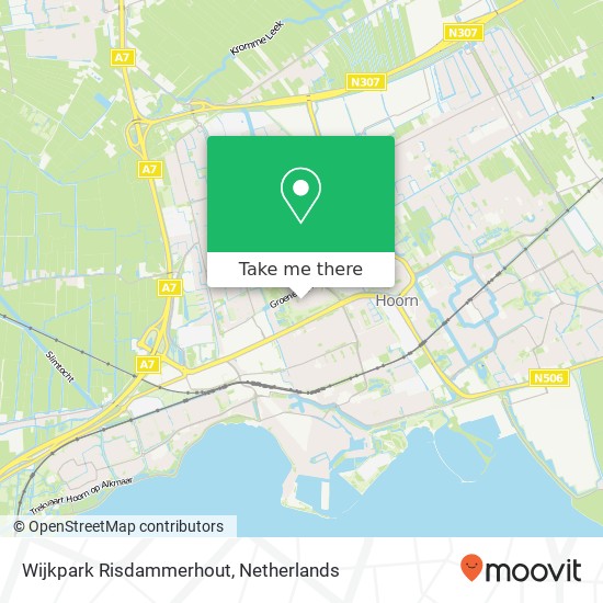 Wijkpark Risdammerhout map