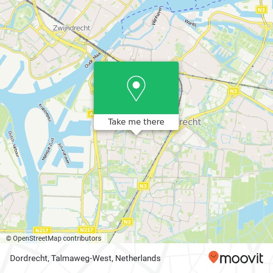 Dordrecht, Talmaweg-West map