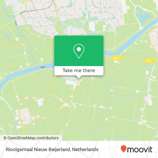 Rioolgemaal Nieuw Beijerland map