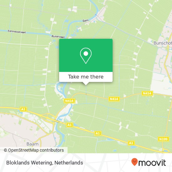 Bloklands Wetering map