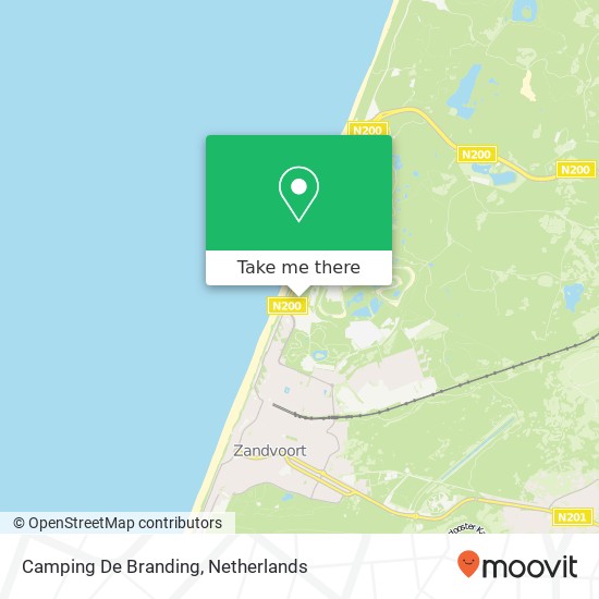 Camping De Branding map