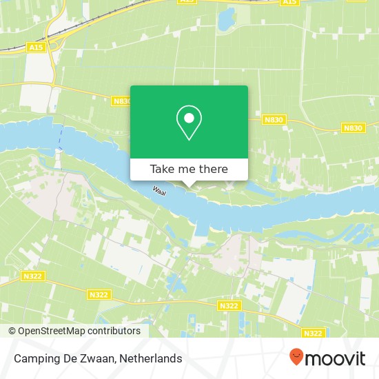 Camping De Zwaan Karte