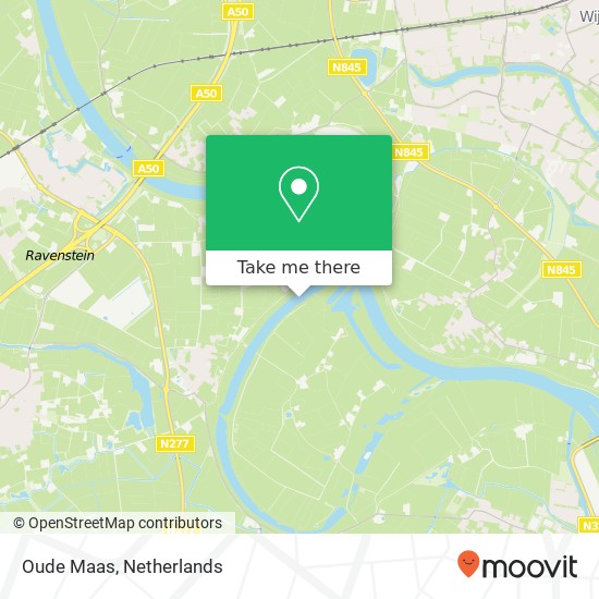 Oude Maas Karte