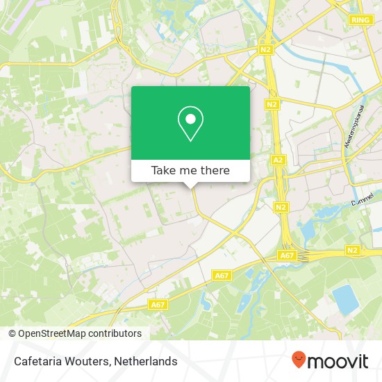 Cafetaria Wouters map