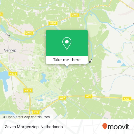 Zeven Morgenziep map