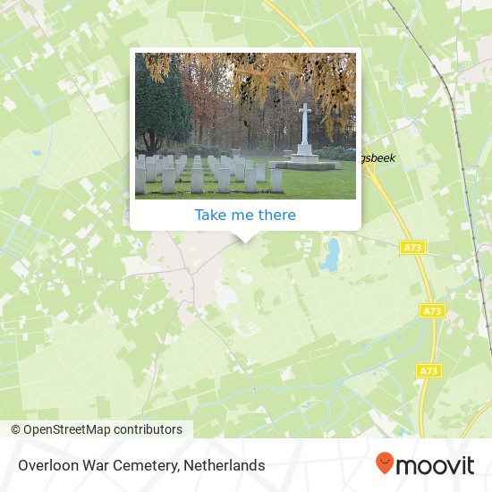 Overloon War Cemetery Karte