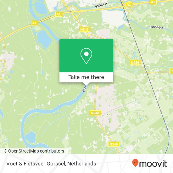 Voet & Fietsveer Gorssel map