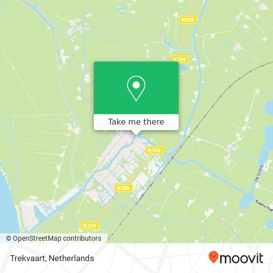 Trekvaart map