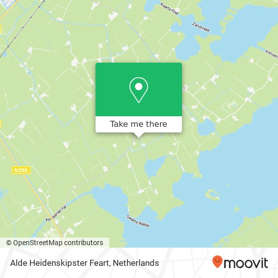 Alde Heidenskipster Feart map