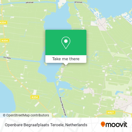 Openbare Begraafplaats Teroele map