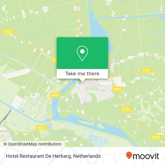 Hotel Restaurant De Herberg map