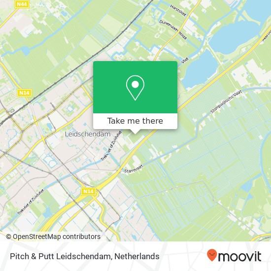 Pitch & Putt Leidschendam map