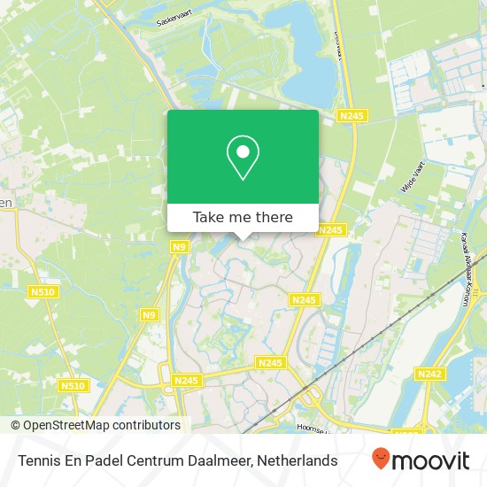 Tennis En Padel Centrum Daalmeer Karte