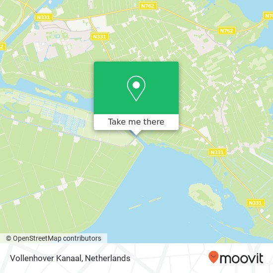 Vollenhover Kanaal map