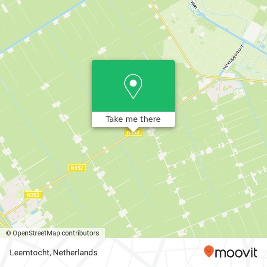 Leemtocht map