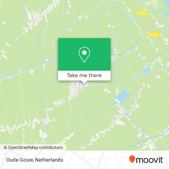 Oude Gouw map