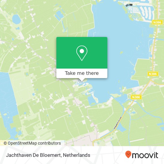 Jachthaven De Bloemert map