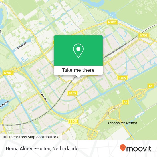 Hema Almere-Buiten map