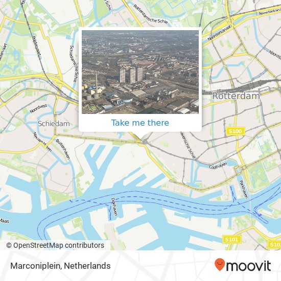 Marconiplein map