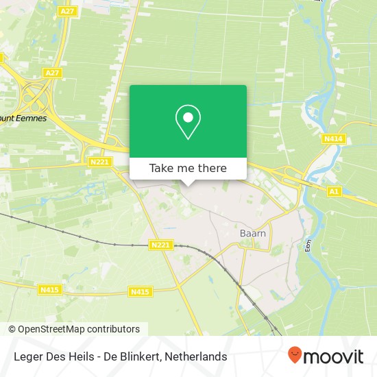 Leger Des Heils - De Blinkert map