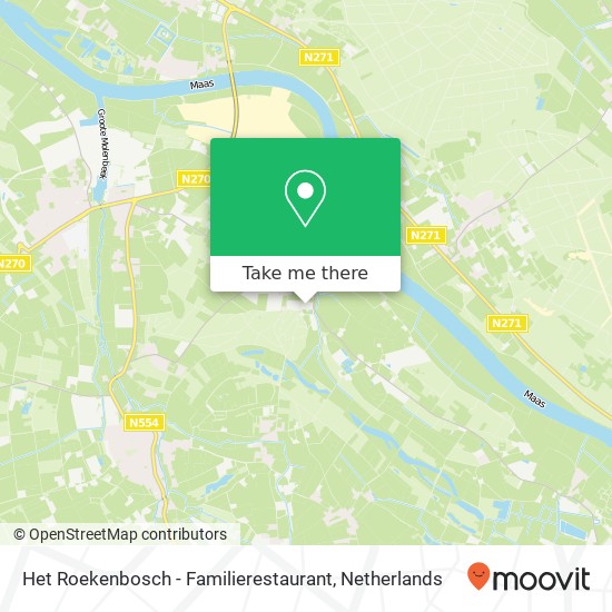 Het Roekenbosch - Familierestaurant map