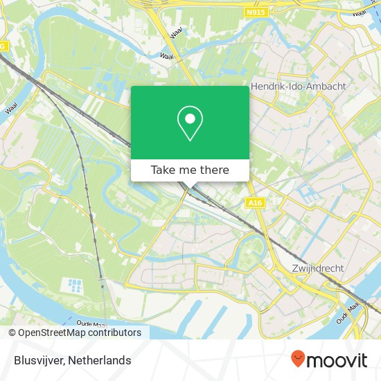 Blusvijver map