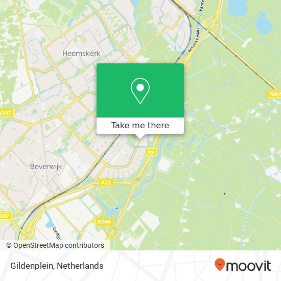 Gildenplein map