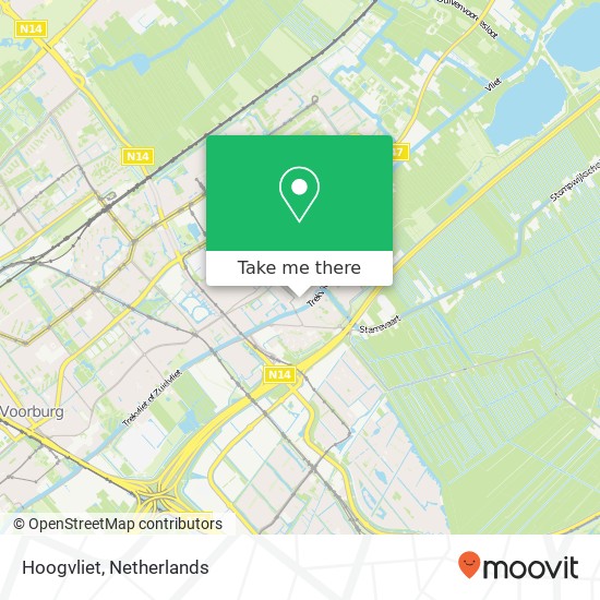 Hoogvliet map