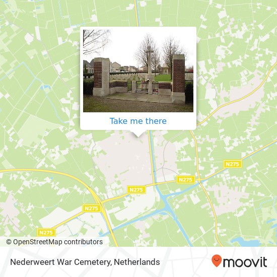 Nederweert War Cemetery Karte