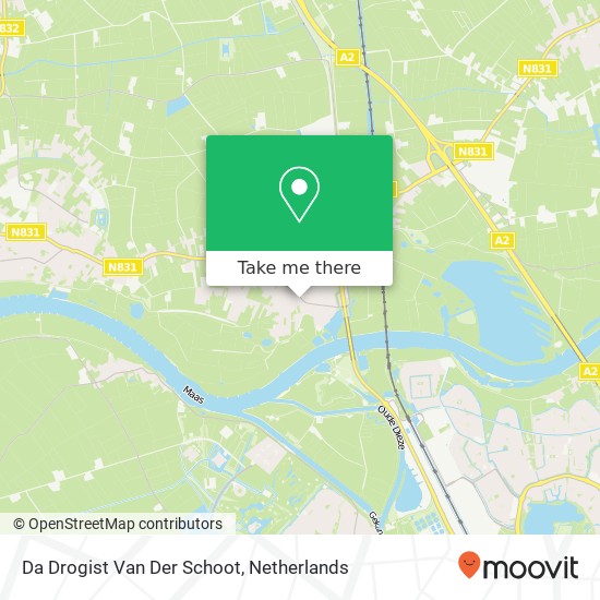 Da Drogist Van Der Schoot map