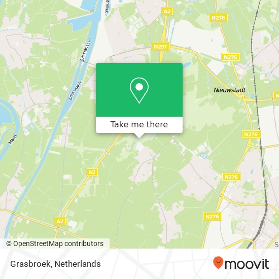 Grasbroek map