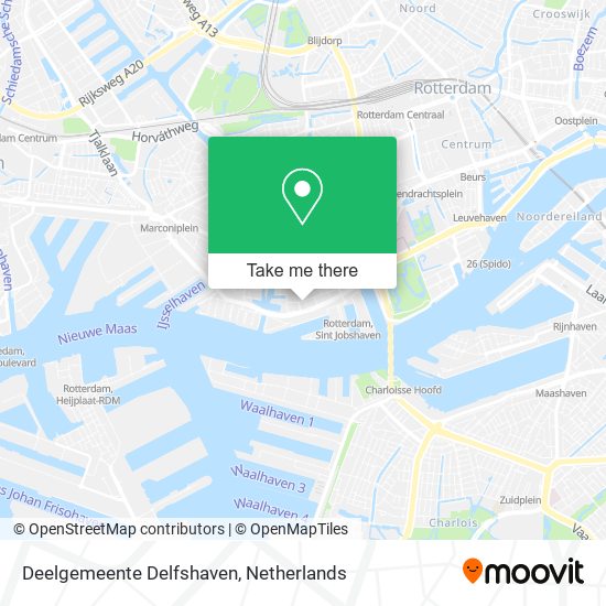 Deelgemeente Delfshaven map
