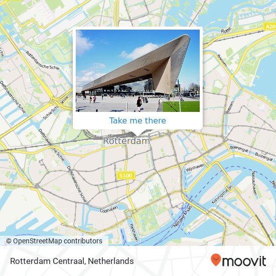 Rotterdam Centraal Karte