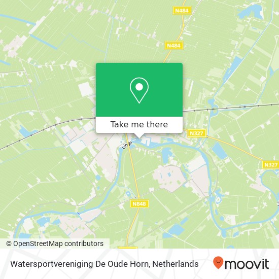 Watersportvereniging De Oude Horn Karte