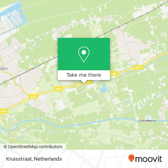 Kruisstraat map