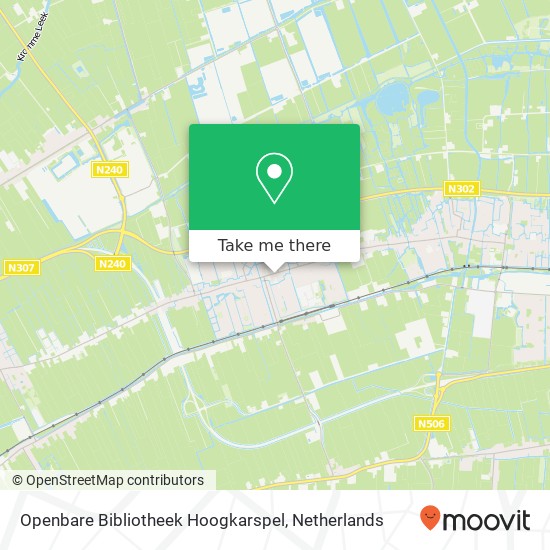 Openbare Bibliotheek Hoogkarspel map