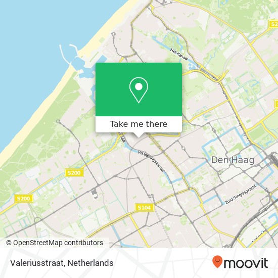 Valeriusstraat map