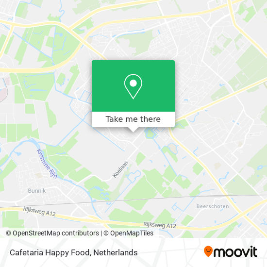 Cafetaria Happy Food map