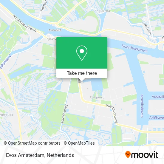 Evos Amsterdam map