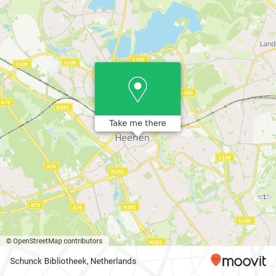 Schunck Bibliotheek map